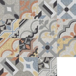 Decorado D_Segni de Marazzi en Scaglie Decoro Mix, acabado natural, formato 20x20 cm