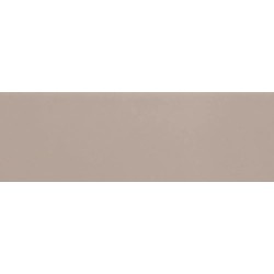 Revestimiento cerámico Liso de Ribesalbes en color Limestone, acabado brillo, formato 10x30 cm