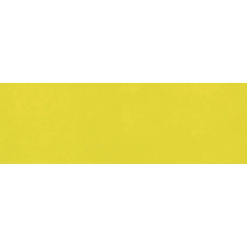 Revestimiento cerámico Liso de Ribesalbes en color Amarillo, acabado brillo, formato 10x30 cm