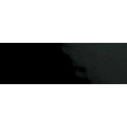 Revestimiento cerámico Liso de Ribesalbes en color Negro, acabado mate, formato 10x30 cm