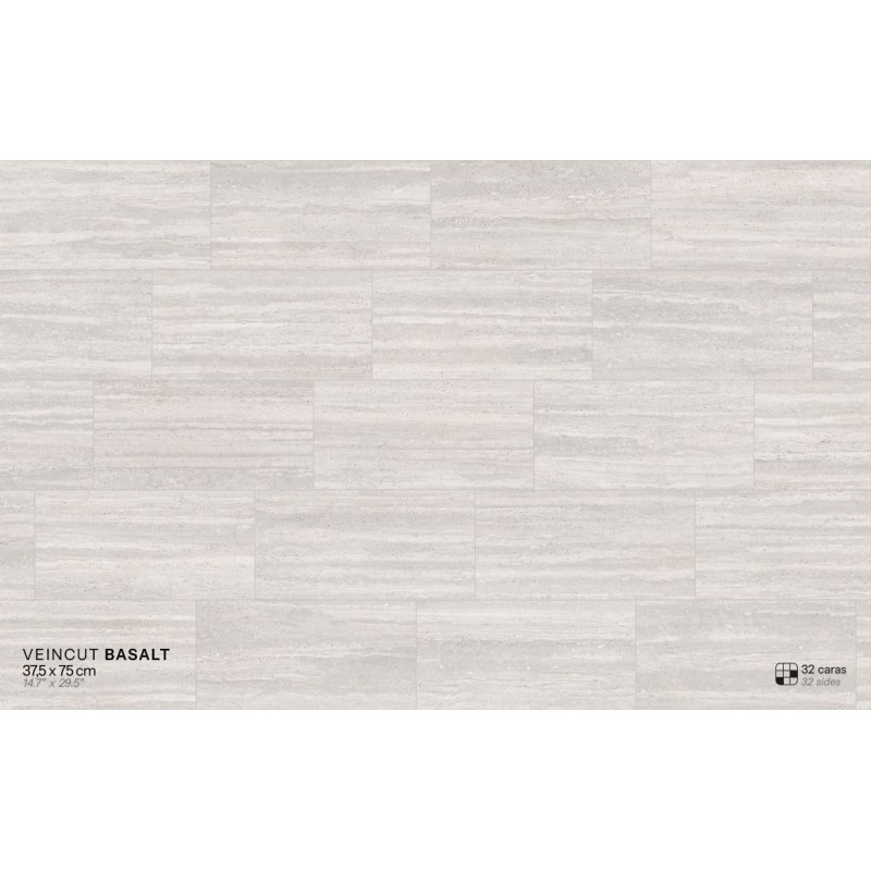 Porcelánico Veincut de Mayor Basalt 37,5x75 efecto Piedra
