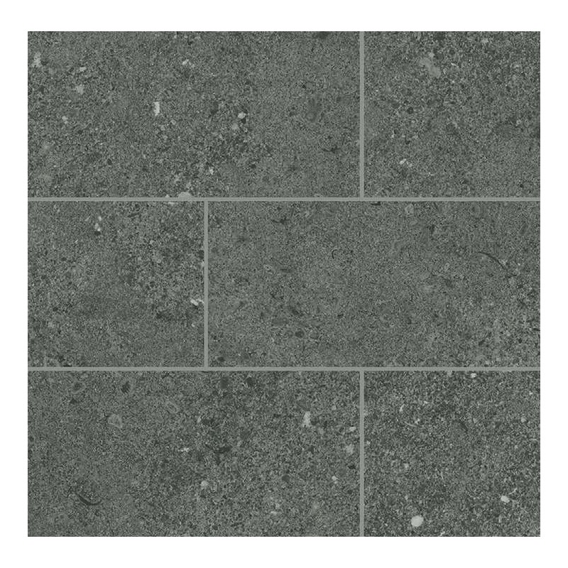 Mosaico enmallado Ascent de Exagres en color Dark, acabado liso, malla de 30x30 cm con teselas rectangulares