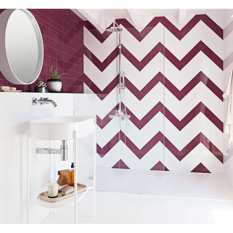 LISO BLANCO BRILLO 10X40