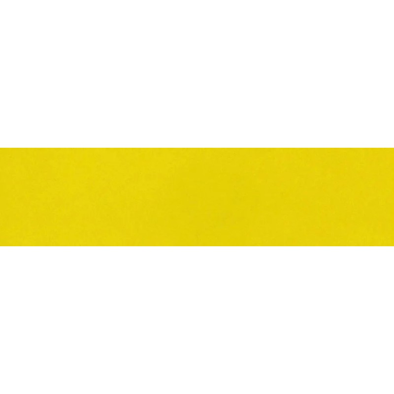 Revestimiento cerámico Liso de Ribesalbes en color Amarillo, acabado brillo, formato 10x40 cm