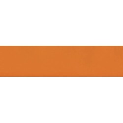 Revestimiento cerámico Liso de Ribesalbes en color Naranja, acabado brillo, formato 10x40 cm