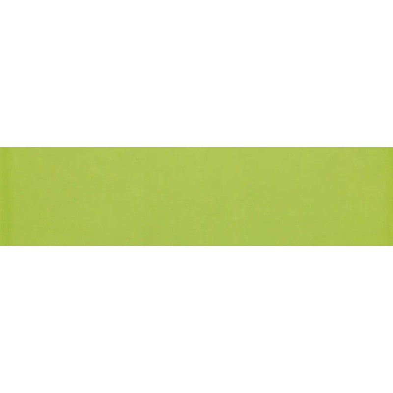 Revestimiento cerámico Liso de Ribesalbes en color Verde, acabado brillo, formato 10x40 cm