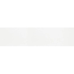 Revestimiento cerámico Liso de Ribesalbes en color Blanco, acabado mate, formato 10x40 cm
