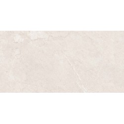 Porcelánico Lithos de TAU ceràmica en color White, acabado texturizado, formato 60x120 cm