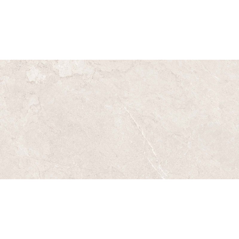 Porcelánico Lithos de TAU ceràmica en color White, acabado soft, formato 60x120 cm
