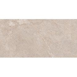 Porcelánico Lithos de TAU ceràmica en color Pearl, acabado antideslizante Softgrip, formato 60x120 cm