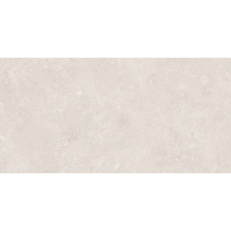 Porcelánico Campaspero de TAU ceràmica en color White, acabado antideslizante Softgrip, formato 60x120 cm