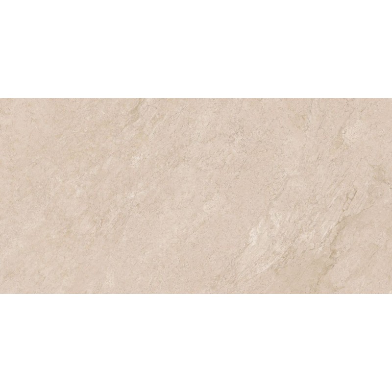 Porcelánico Breccia de TAU ceràmica en color Cream, acabado polisoft semi-pulido, formato 60x120 cm