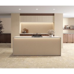 Porcelánico Sicilia Trapezio de Vives en color Beige, acabado mate, pieza trapezoidal de 56,75x77 cm
