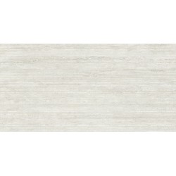 Porcelánico Sanmauro de Mikonos en color Ivory, acabado trace, con estriado fino sobre la veta, formato 60x120 cm