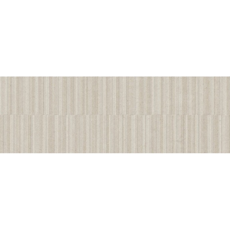 Revestimiento decorativo Key de la colección Cala de Cifre en color Beige, acabado mate, con relieve, formato 40x120 cm