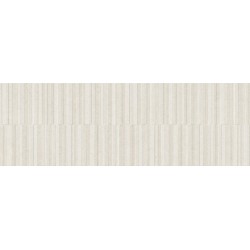 Revestimiento decorativo Key de la colección Cala de Cifre en color Sand, acabado mate, con relieve, formato 40x120 cm