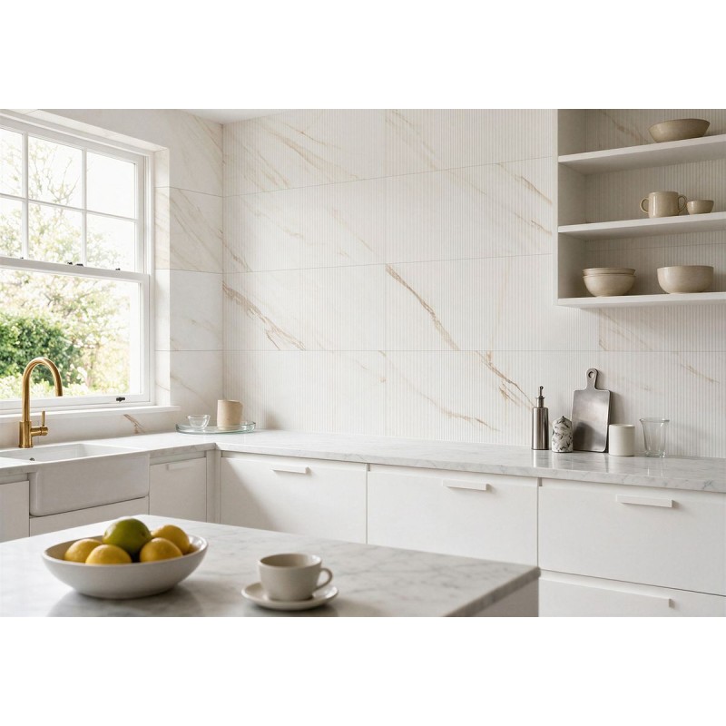 LUCCA WALL WHITE MAT 30X90 RECTIFICADO