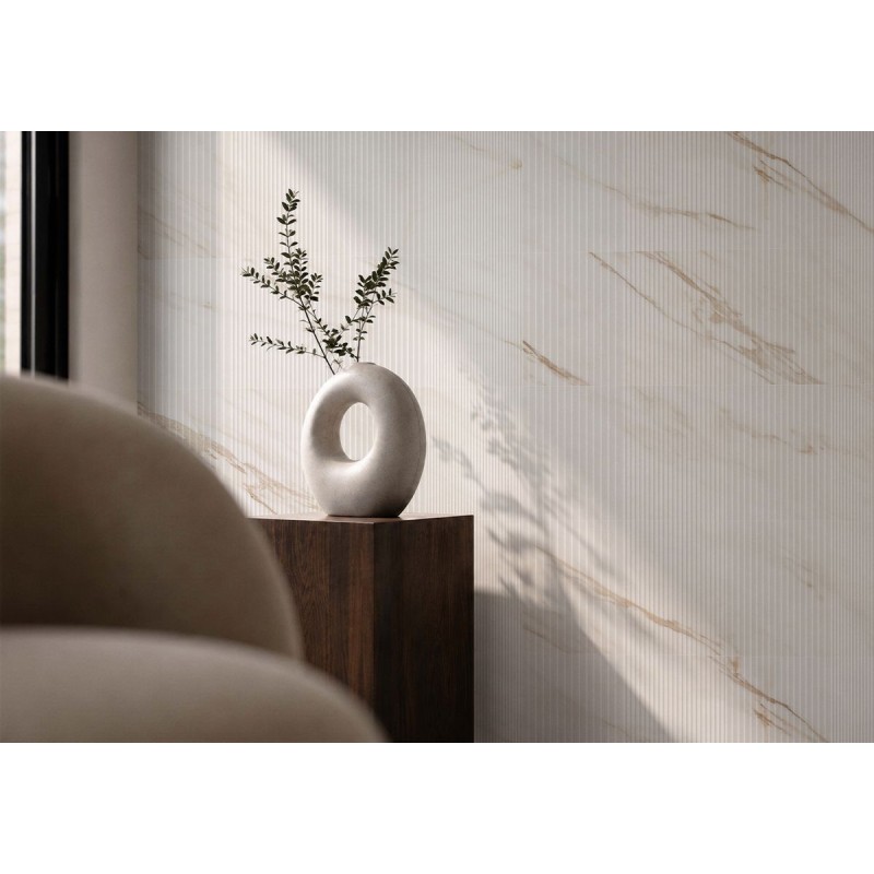 LUCCA WALL RLV WHITE MAT 30X90 RECTIFICADO