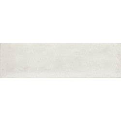 Porcelánico Siena de Harmony en color White, acabado brillo, formato 6,4x22,3 cm