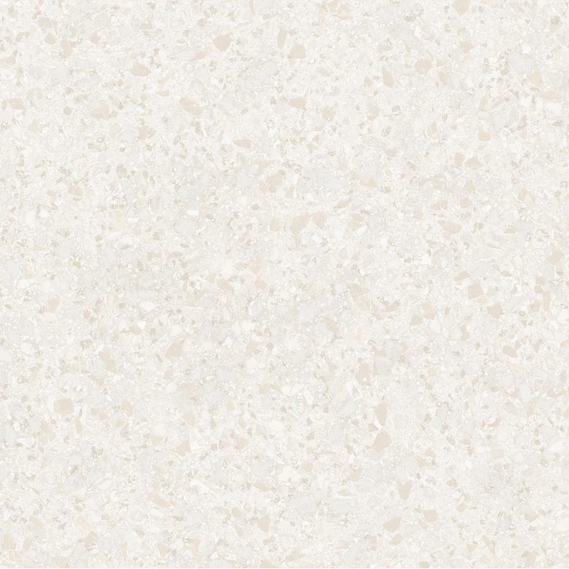 Porcelánico Aruma de Colorker en color Linen, acabado mate, efecto terrazo en formato 59,5x59,5 cm