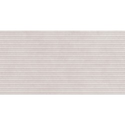 Revestimiento Omni Riga de Peronda en color Sand, acabado natural, con relieve de franjas lineales en formato 60x120 cm