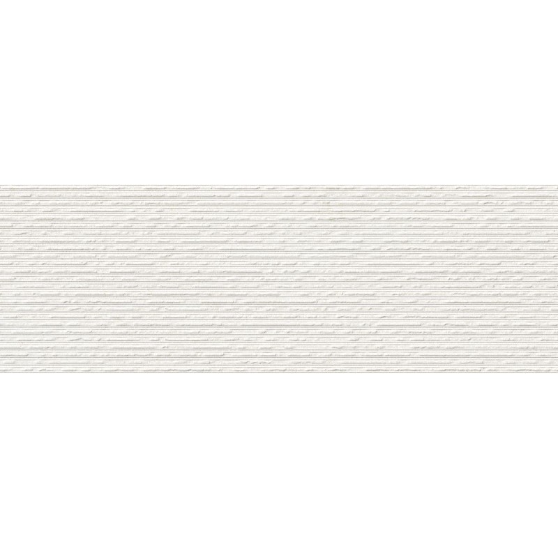 Revestimiento Loire Carved de Peronda en color Bone, acabado natural, con relieve cincelado en formato 33,3x100 cm