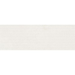 Revestimiento Loire Fluted de Peronda en color Bone, acabado natural, con relieve acanalado en formato 33,3x100 cm