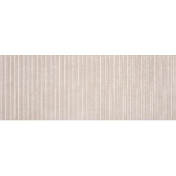 Revestimiento de pasta blanca con relieve Madison Split de Keratile en color Sand, acabado mate, formato 33,3x90 cm