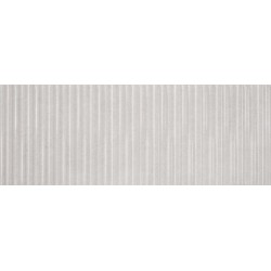 Revestimiento de pasta blanca con relieve Madison Split de Keratile en color Grey, acabado mate, formato 33,3x90 cm