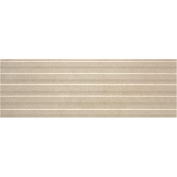 Decorado con relieve Madison Spring de Keratile en color Sand, acabado mate, formato 25x75 cm