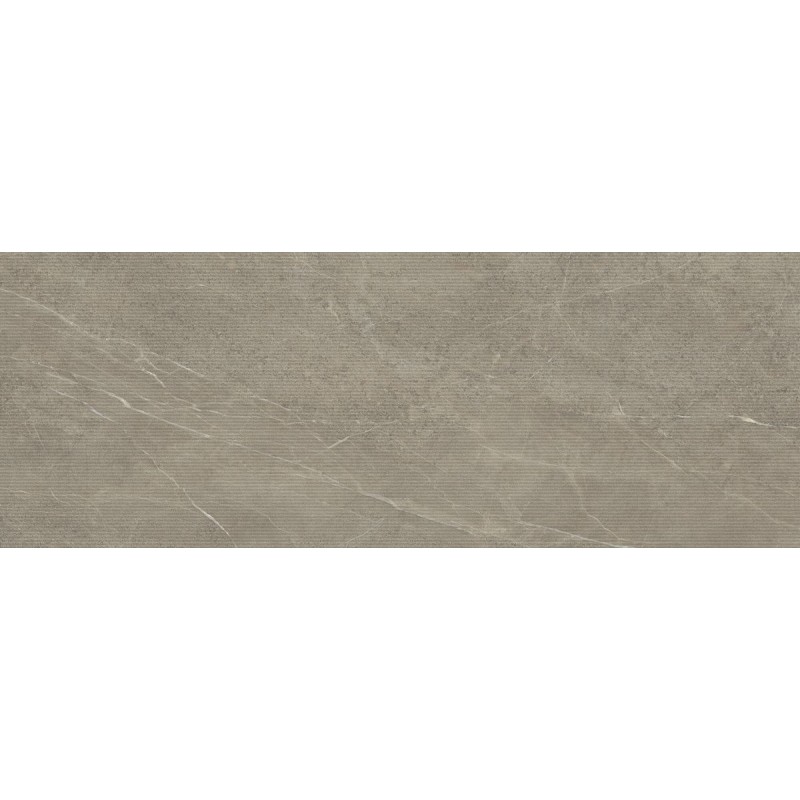 Lámina porcelánica Kala Decor de Museum en color Umber, acabado Strata con relieve decorativo, formato 100x275 cm