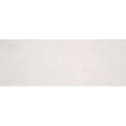 Revestimiento de pasta blanca Rhein de Alaplana en color White, acabado mate, formato 33,3x90 cm