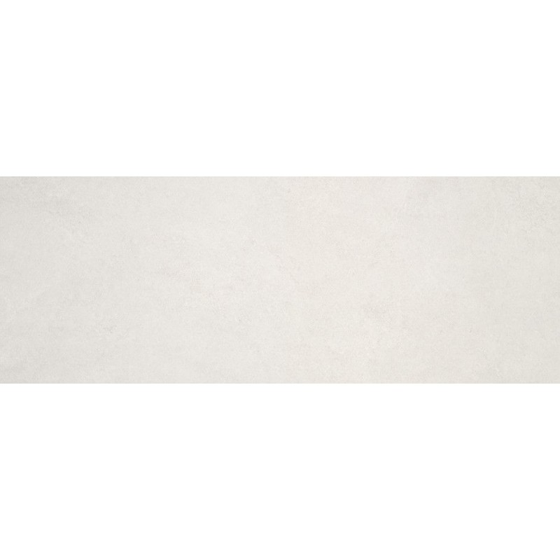 Revestimiento de pasta blanca Rhein de Alaplana en color White, acabado mate, formato 33,3x90 cm