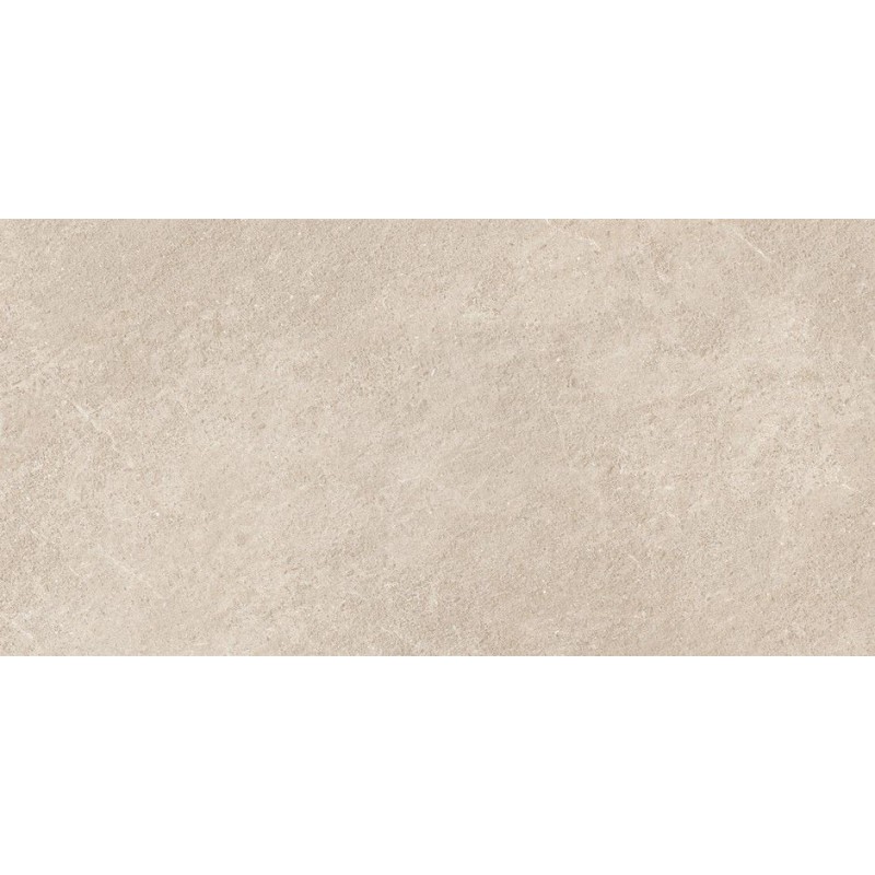 Porcelánico Siberia de Alaplana en color Sand, acabado lapado brillo con relieve Structech, formato 60x120 cm
