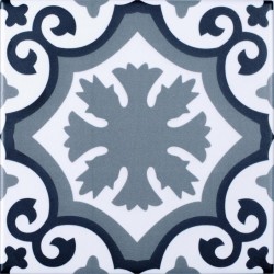 Azulejo efecto Hidráulico Mistral de Pissano para Baño,cocina,exterior,residencial,decoración, comercio