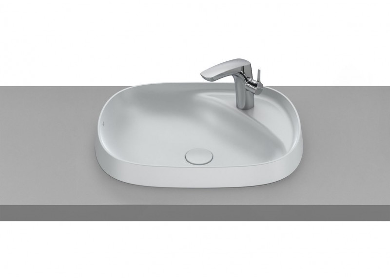 Lavabo de color Gris perla de Roca Sanitarios