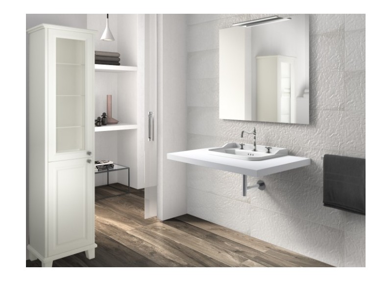 LAVABO CARMEN BLANCO BRILLO 60X45X20