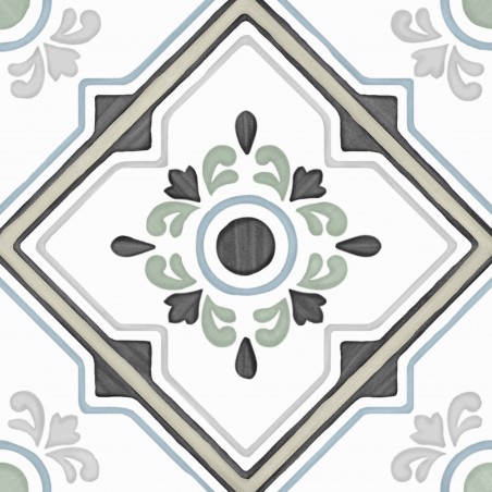 Azulejo efecto Hidráulico Tanger de Harmony para Baño,cocina,exterior,piscina, residencial, decoración, comercio