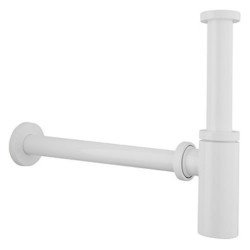 SIFÓN LAVABO MINIMALISTA 1"1/4 BLANCO