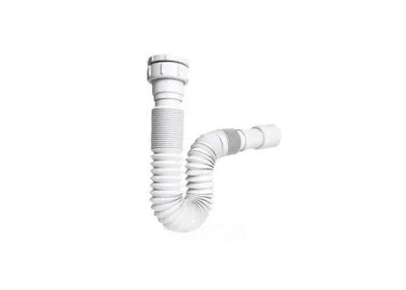 Sifón Extensible Blanco Mate 1" 1/4 - 1" 1/2