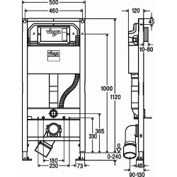 Bastidor Prevista Dry WC De Viega