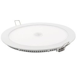 DOWNLIGHT LED REDONDO SENSOR BLANCO 18 W FRÍA