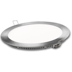 DOWNLIGHT LED REDONDO PLATA...