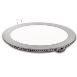 DOWNLIGHT LED 185 MM PLATA...