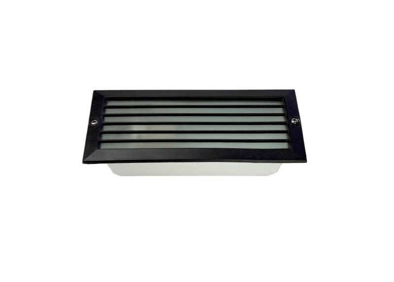 Lux Baliza Con Rejilla Kalmar Negro 60W Ip54