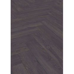 Herringbone Elba Oak Black D6010