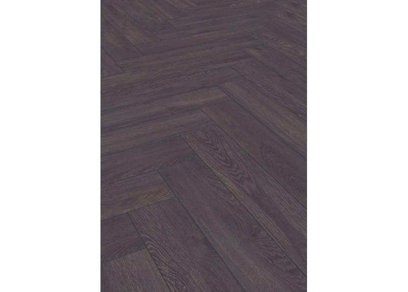 Herringbone Elba Oak Black D6010