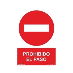 SEÑAL PROHIBIDO EL PASO