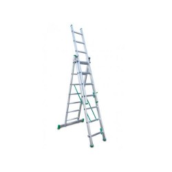 ESCALIBUR ESCALERA ALUMINIO TRIPLE 3x10 PELDAÑOS