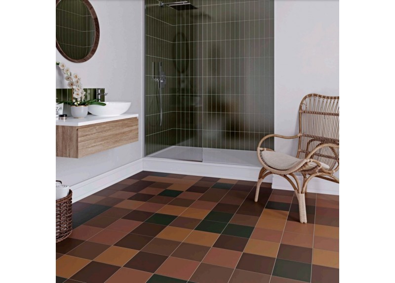 RIBESALBES TERRA BROWN  20X20